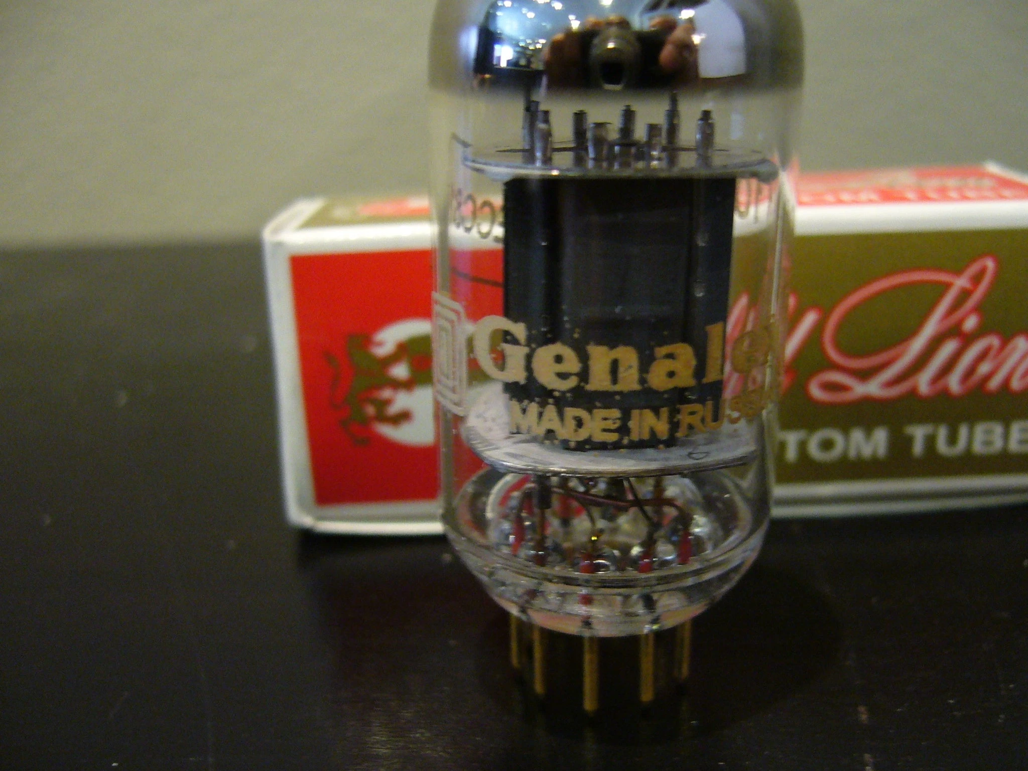 Genalex Gold Lion12AT7/ECC81/ BT739 Gold Pins