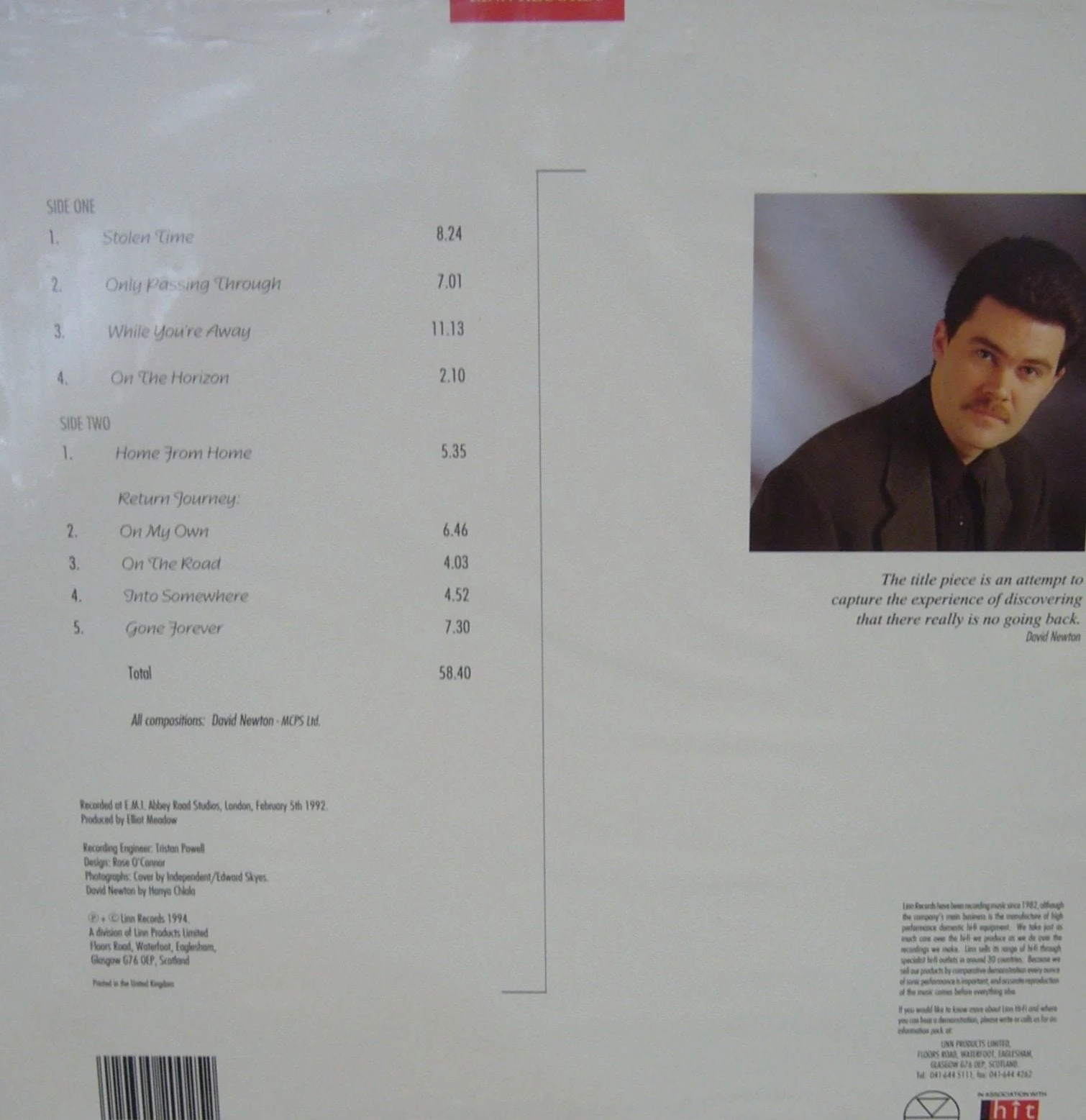 David Newton/ Return Journey