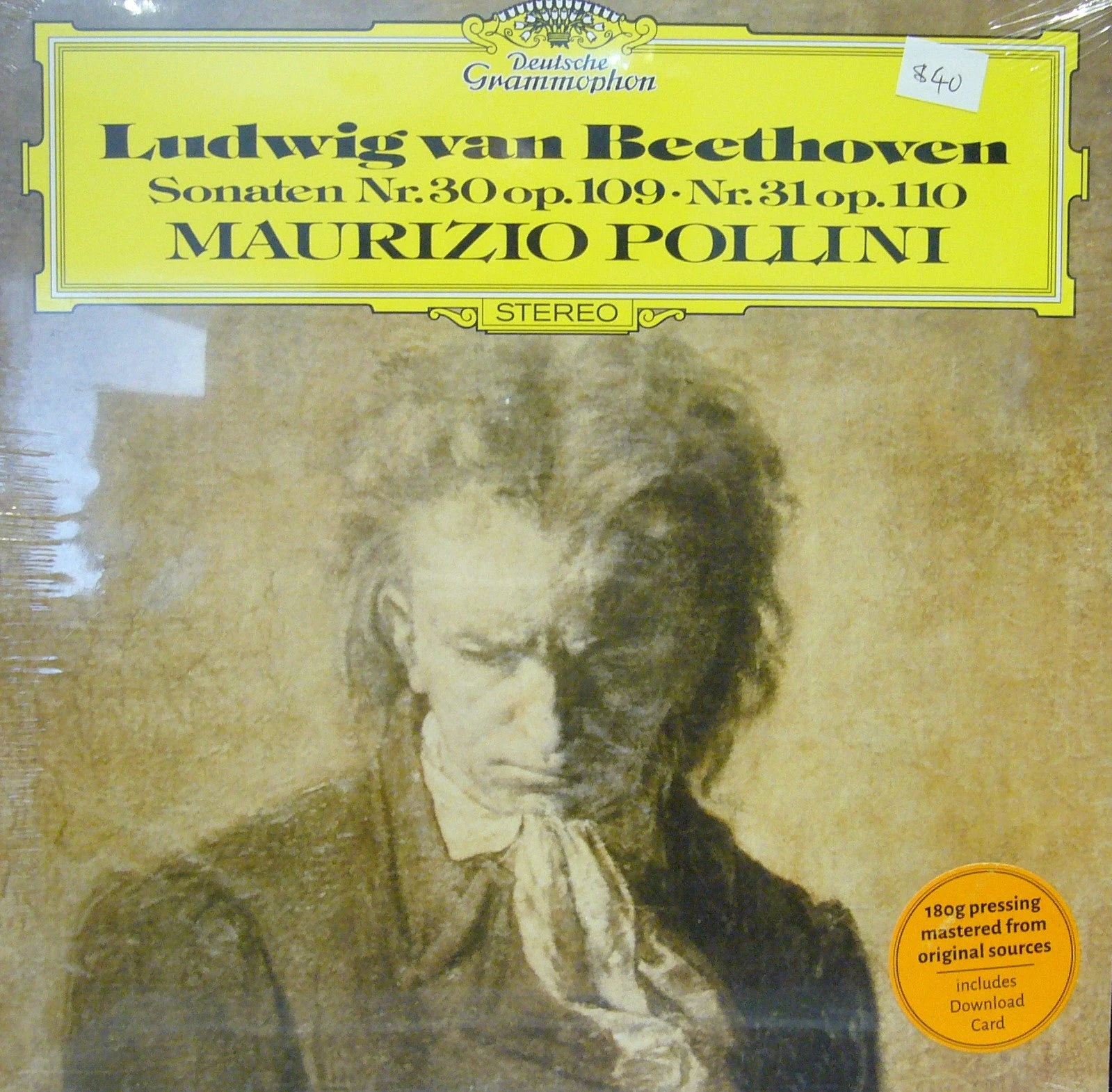 Beethoven Sonata No.30 op.109 & nos.31 op.110/ Maurizio Pollini