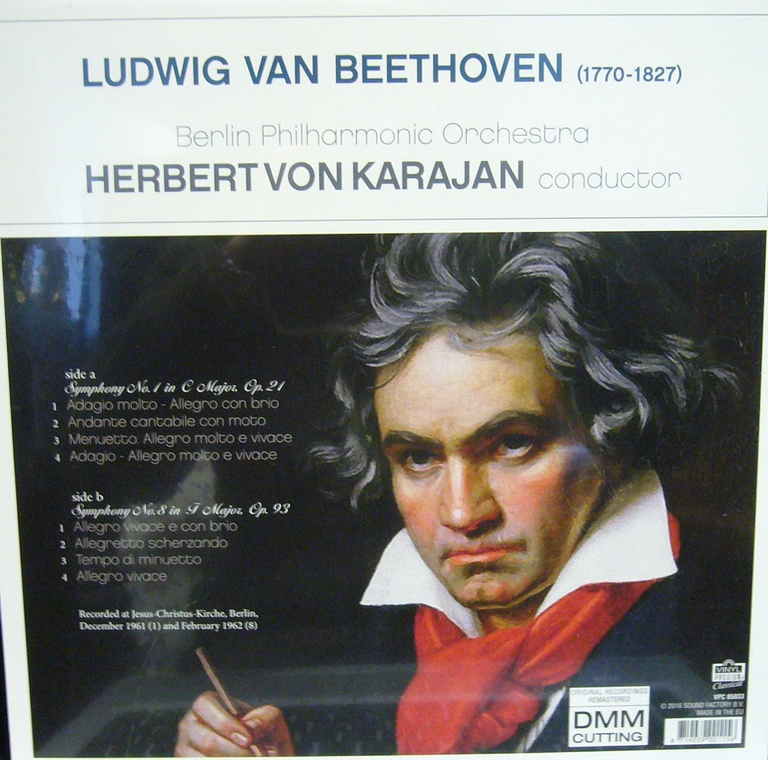 Beethoven Symphonies Nos.1& 8/Herbert Von Karajan