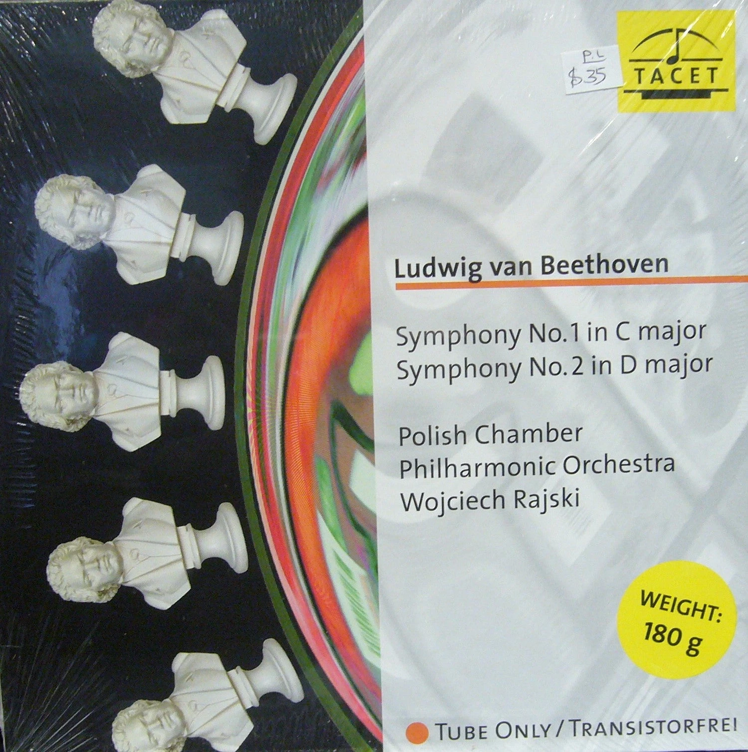 Beethoven Symphony No.1in C Major/ No.2 in D Major/Polish Chamber/Wojciech Rajski