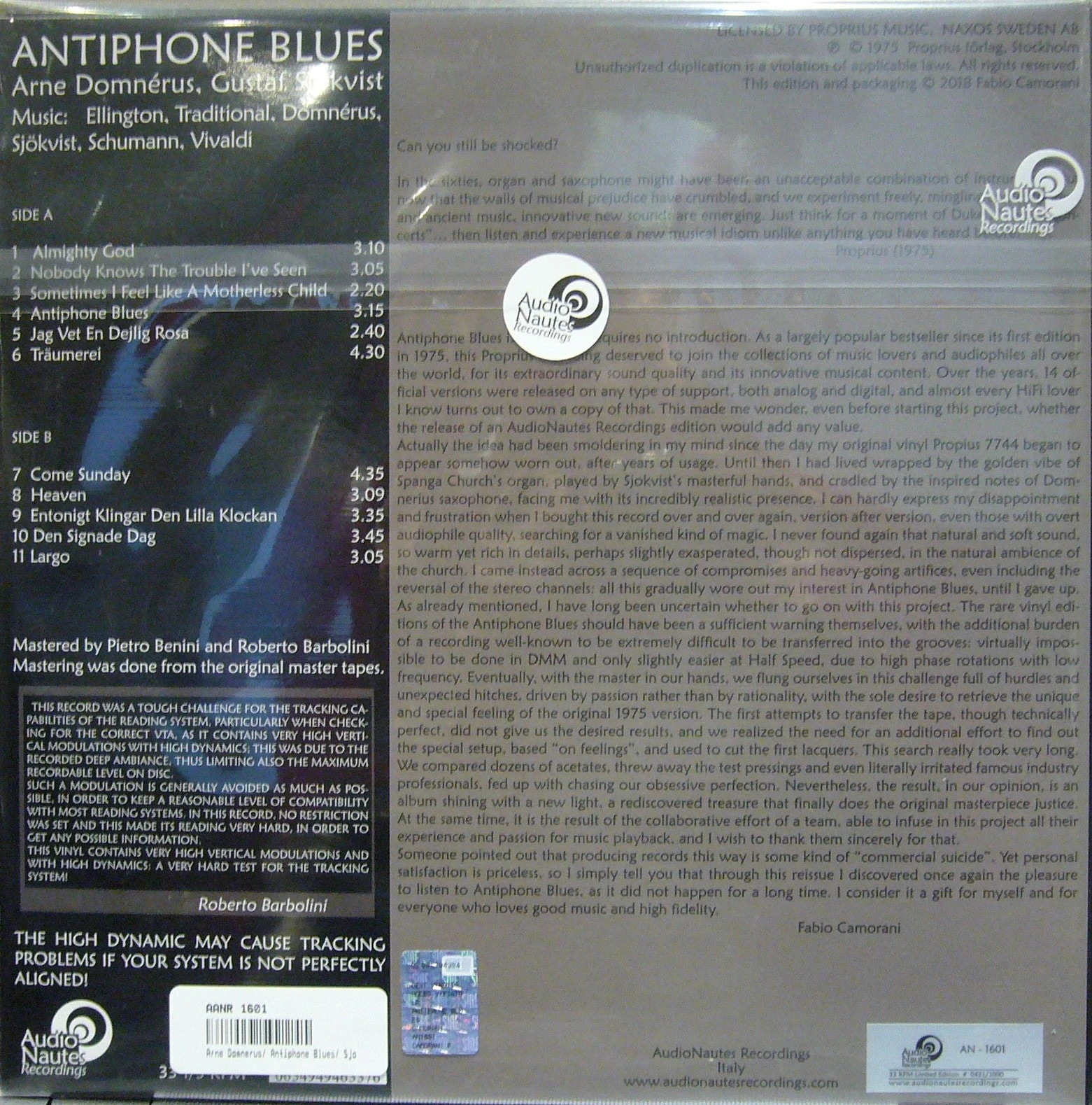 Antiphone Blues/ Arne Domnerus