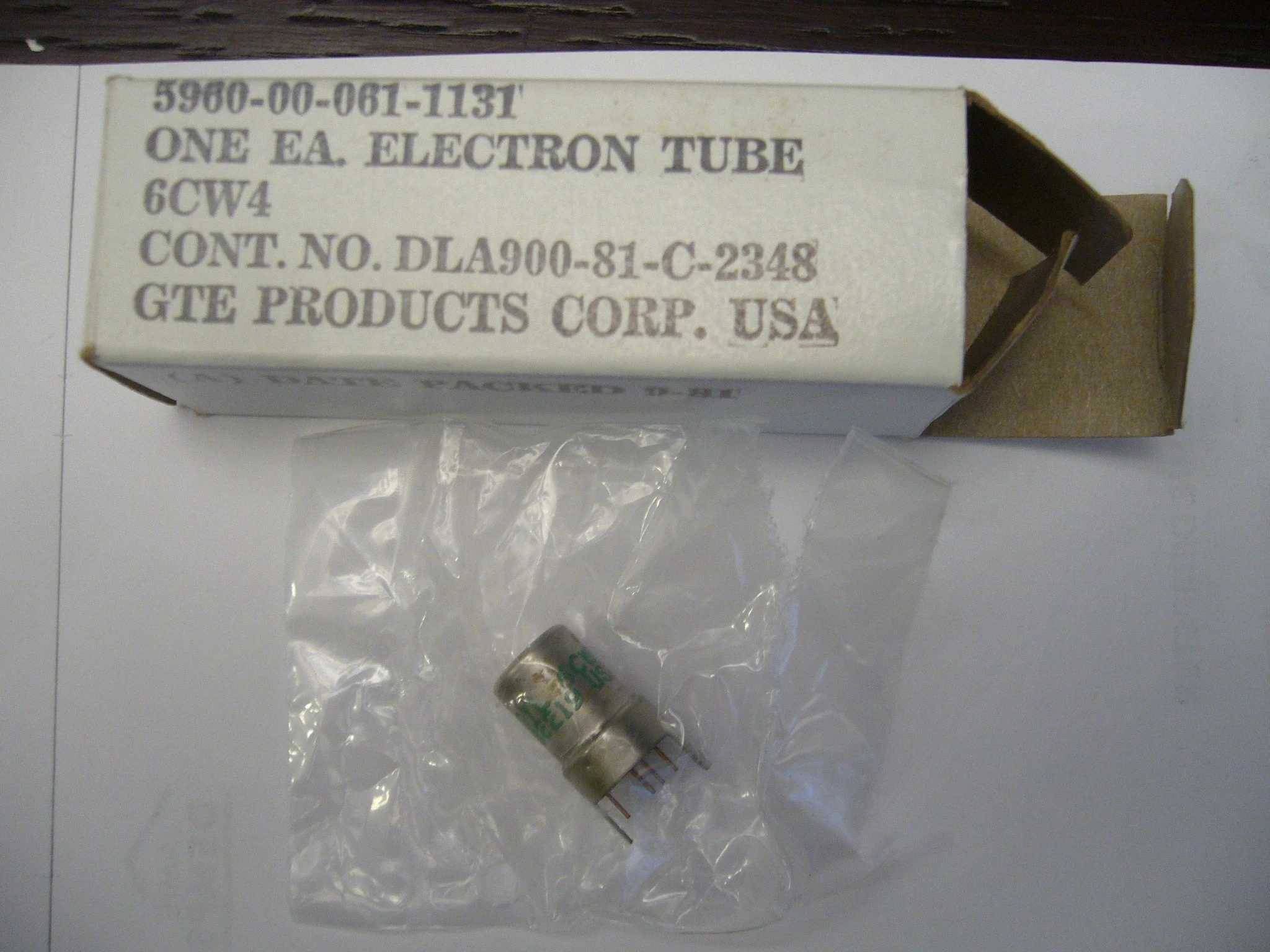 6CW4 Nuvista Tube (New Old Stock)