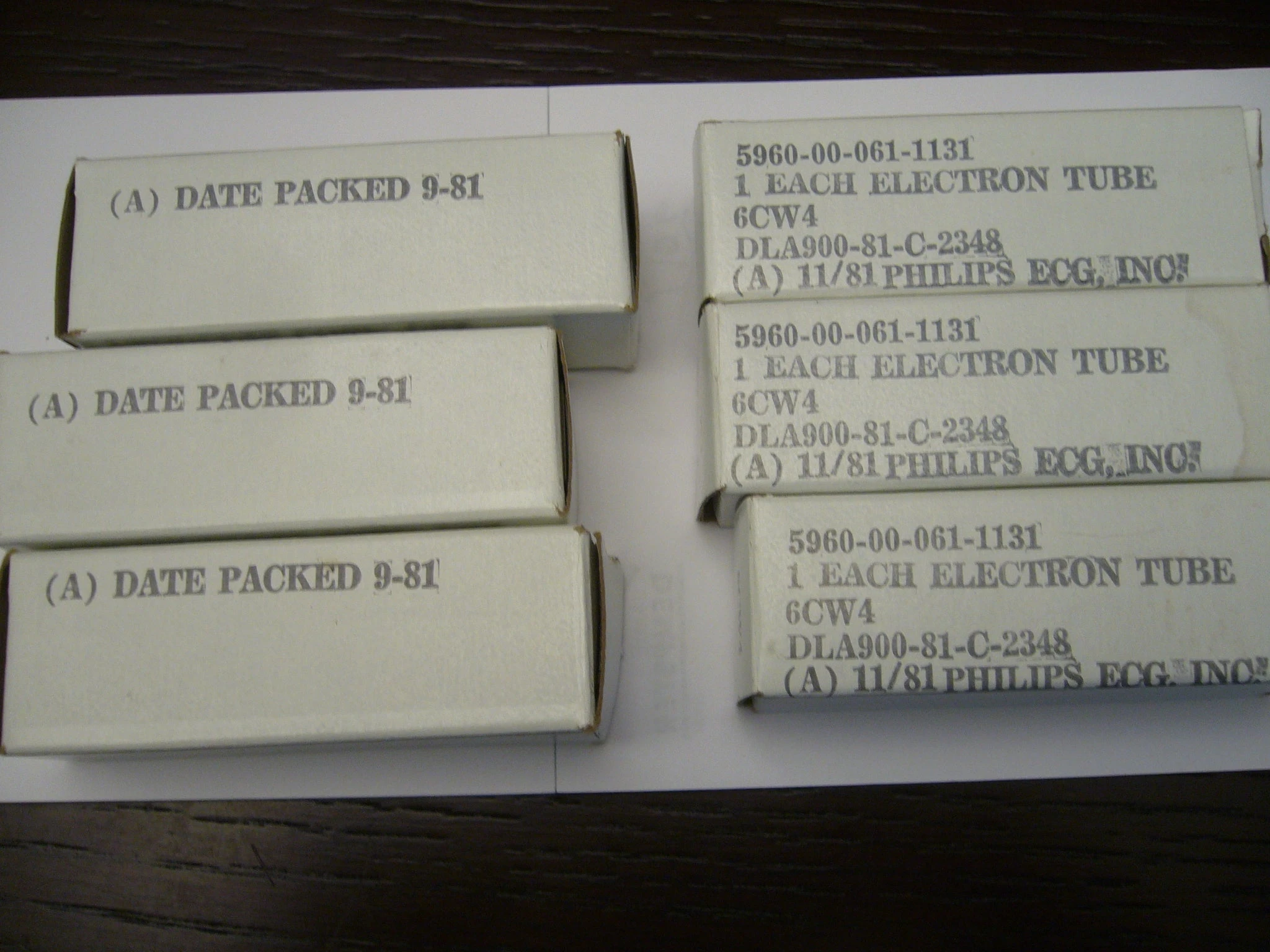 6CW4 Nuvista Tube (New Old Stock)